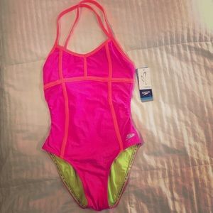 Speedo Electric Pink swimsuit